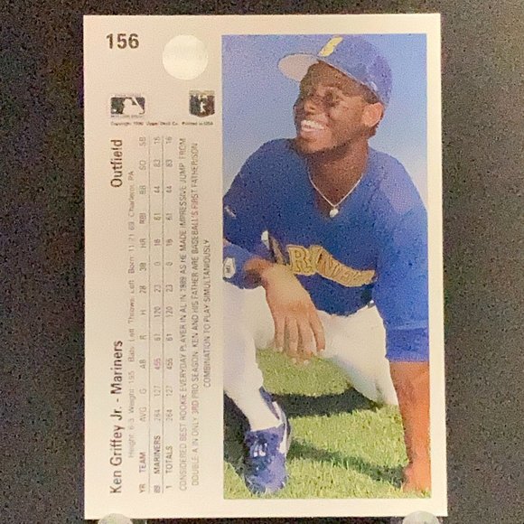 1990 Upper Deck Ken Griffey Jr. Baseball Card!! - Picture 2 of 2